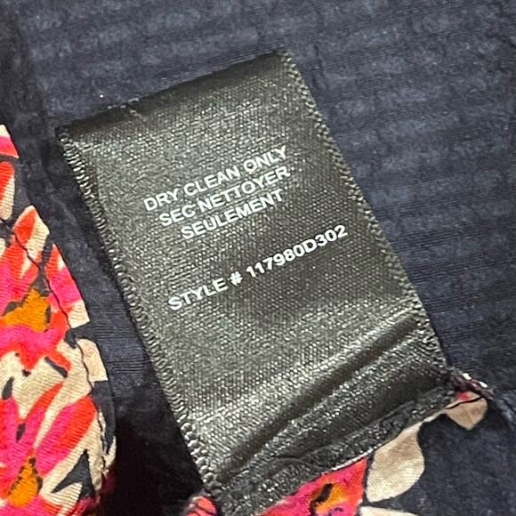 Rebecca Taylor Silk Cherry Blossom Phlox Dress Size 10 - Picture 4 of 10